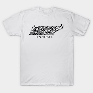 State of Tennessee Maze T-Shirt